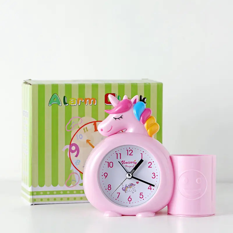 Unicorn Alarm Clock with Pen Stand: Perfect Kids Room Return Gift