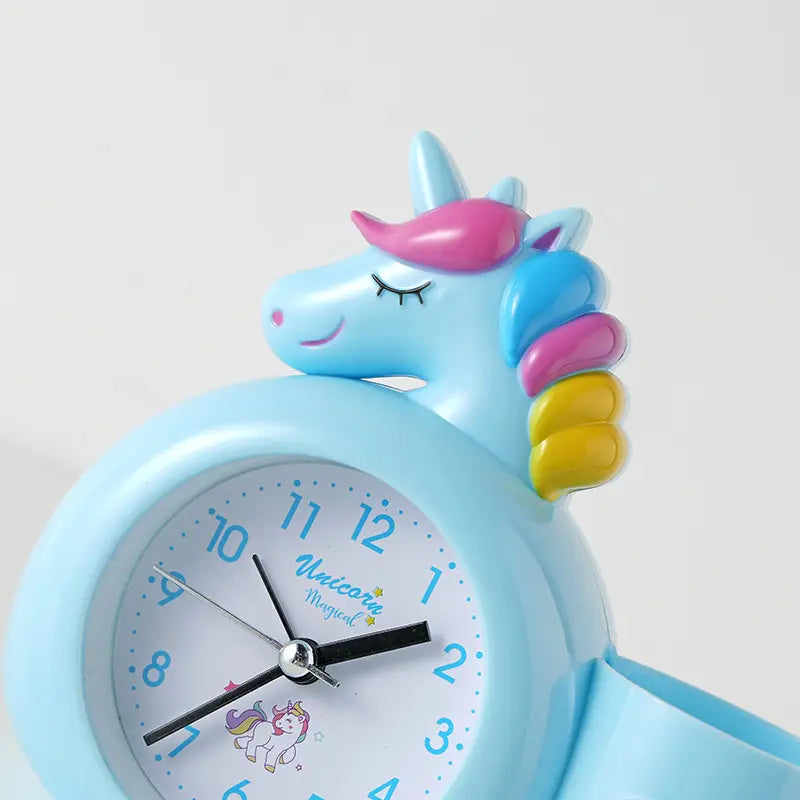 Unicorn Alarm Clock with Pen Stand: Perfect Kids Room Return Gift