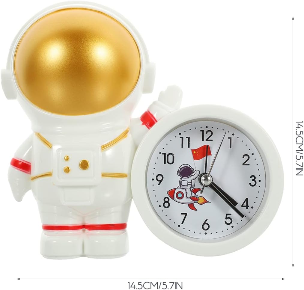 Space-themed alarm clock perfect for kids' study table or birthdays