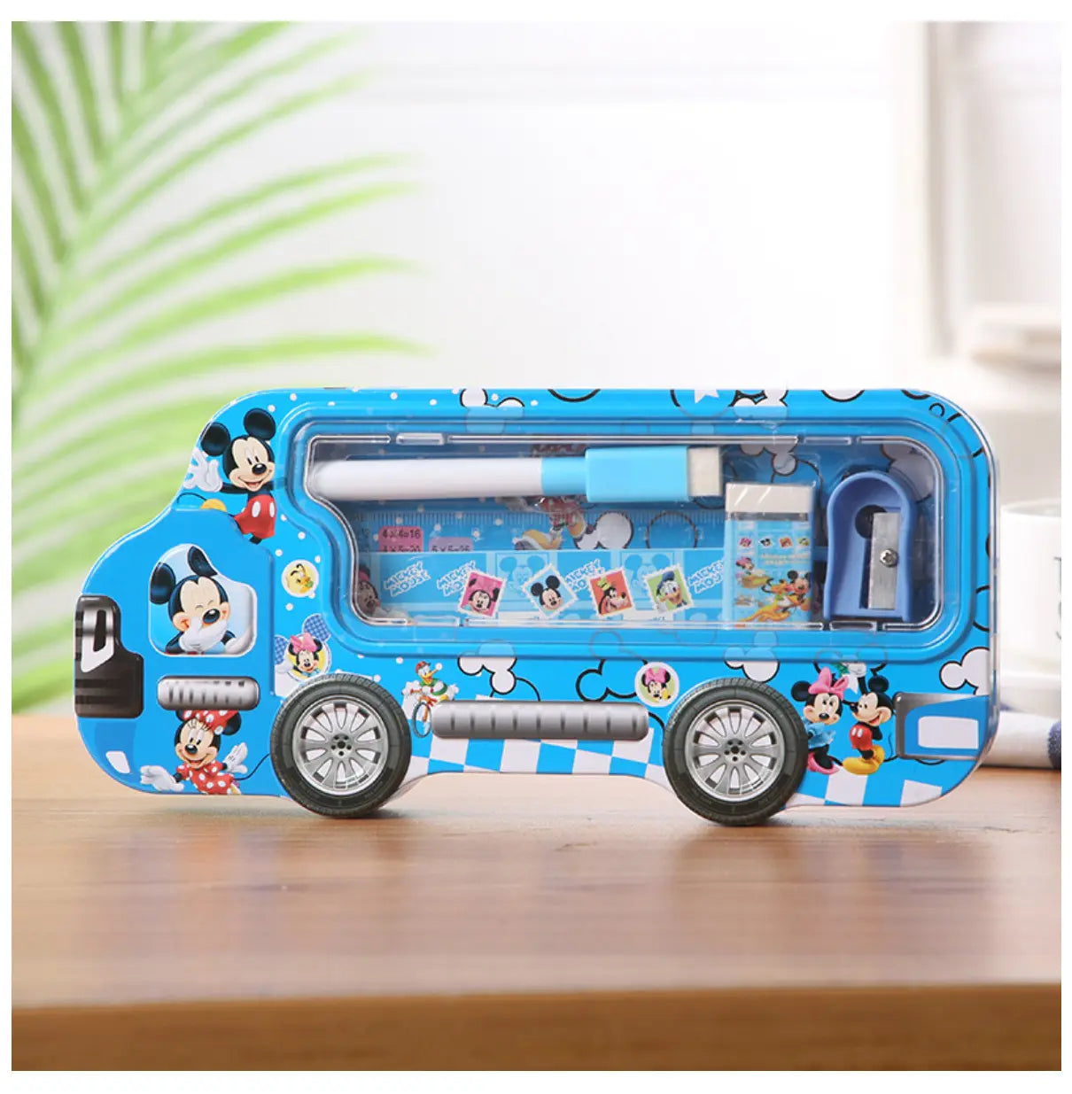 Kids' Bus Pencil Case: Creative Design, Durable Material, Perfect Gift