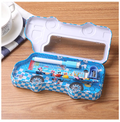 Kids' Bus Pencil Case: Creative Design, Durable Material, Perfect Gift