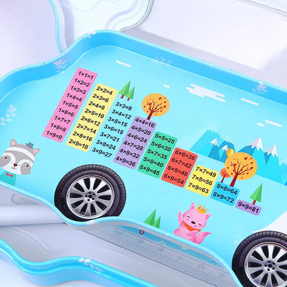 Student Stationery Gift Box: Fun Car Design, Essential School Supplies