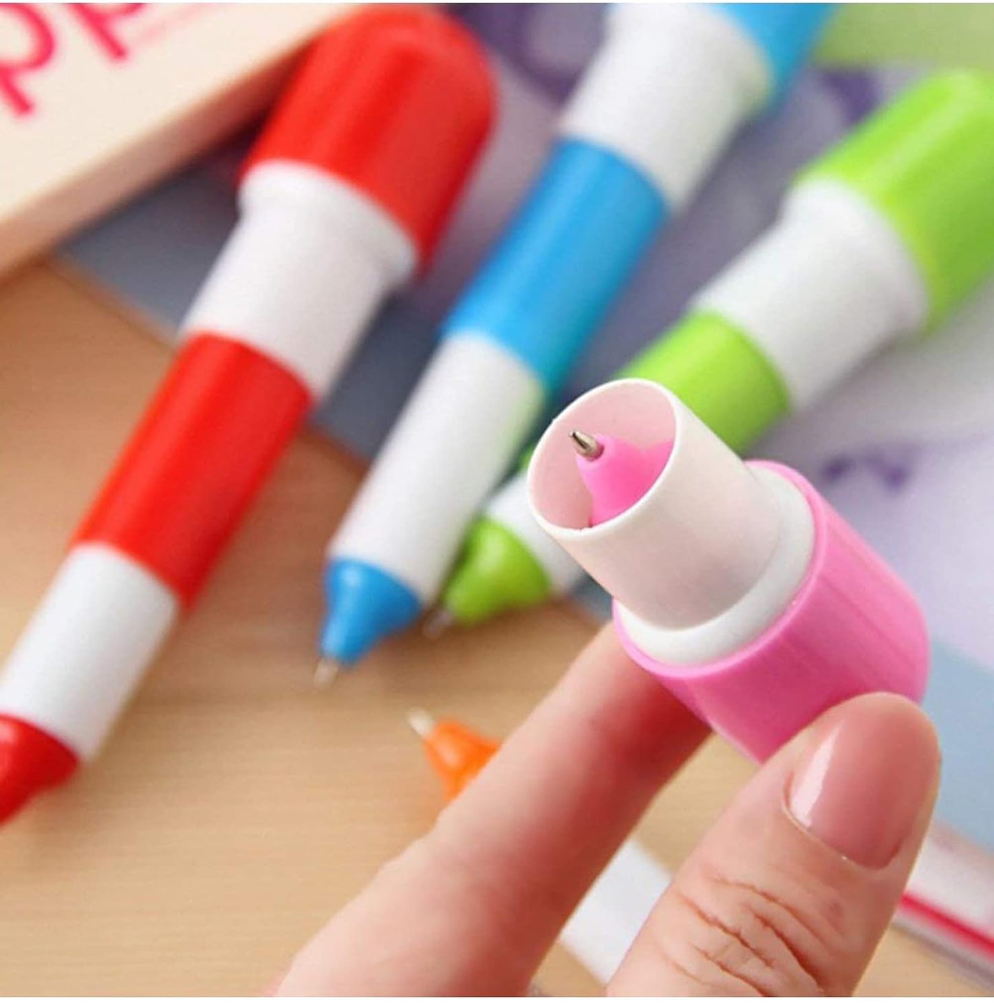 Best-Selling Cartoon capsulePill Pen: Creative School Gift for Daily Writing.pack of 36