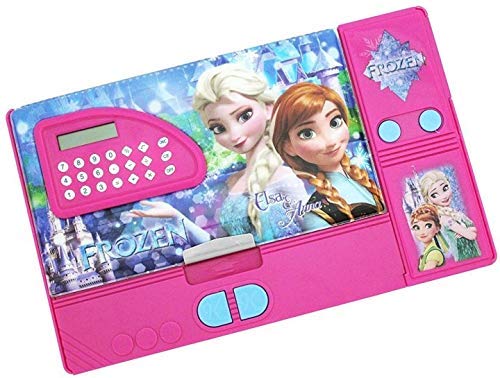 Barbie/frozen Theme Jumbo Calculator Pencil Box for Kids | Versatile Stationery Storage