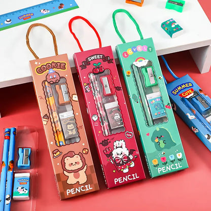 5 PCS Children Stationery Combo for Girls