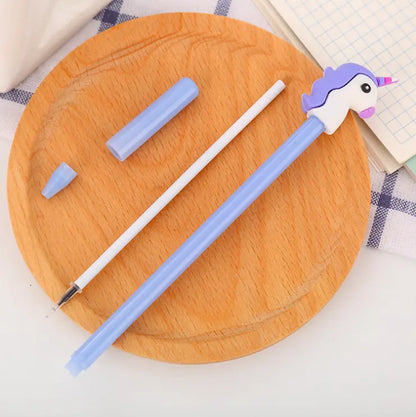 Magical Unicorn Gel Pen: Creative School Stationery, Blue Ink Delight!pack of 12